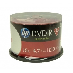 DVD-R 16X HP 120min 4.7GB Printables