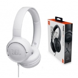 Audifono JBL Tune 500 blanco c/microfono