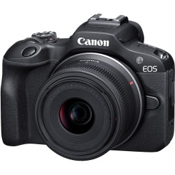 Camara Canon R100 Mirrorless lente 15-45mm