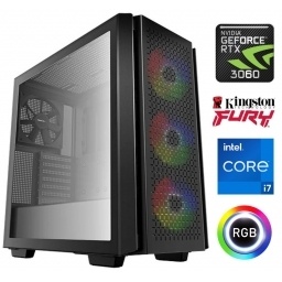 Equipo Gamer Core i7 13700F, 16GB, 1TB NVMe, RTX 3060 12GB