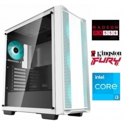 Equipo Gamer Core i3 10100F, 8GB, SSD 480 GB, RX550 4GB